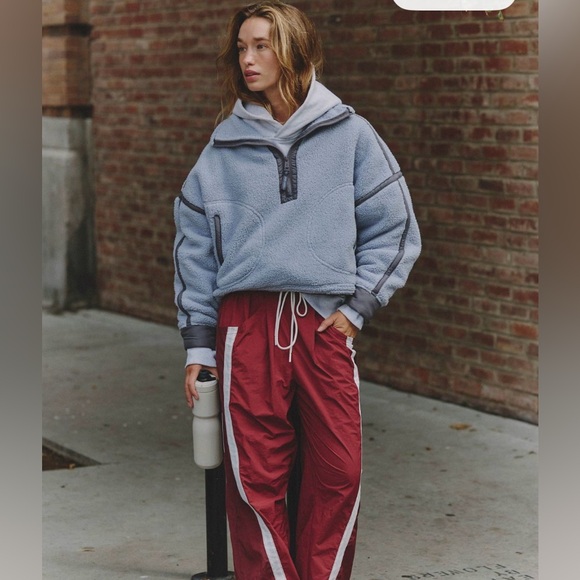 Free people movement Mountain High Half Zip Fleece 
XS / steel NWOT 98$ retail - Picture 2 of 4